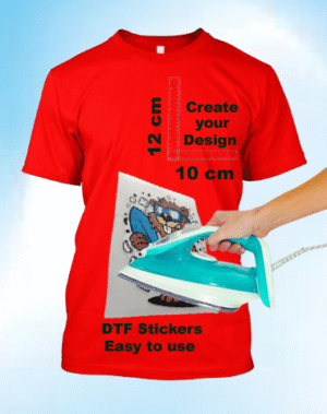 DTF Sticker 12cm Height & 10cm Width