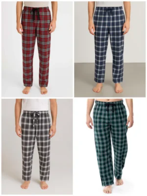 Mens Woven Flannel Pants