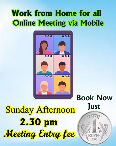 Work from Home Sunday Meeting 2.30pm